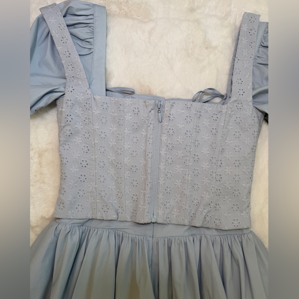 House of CB Broderie Anglaise Corset Bodice Mini dress
Size Medium - Picture 9 of 12
